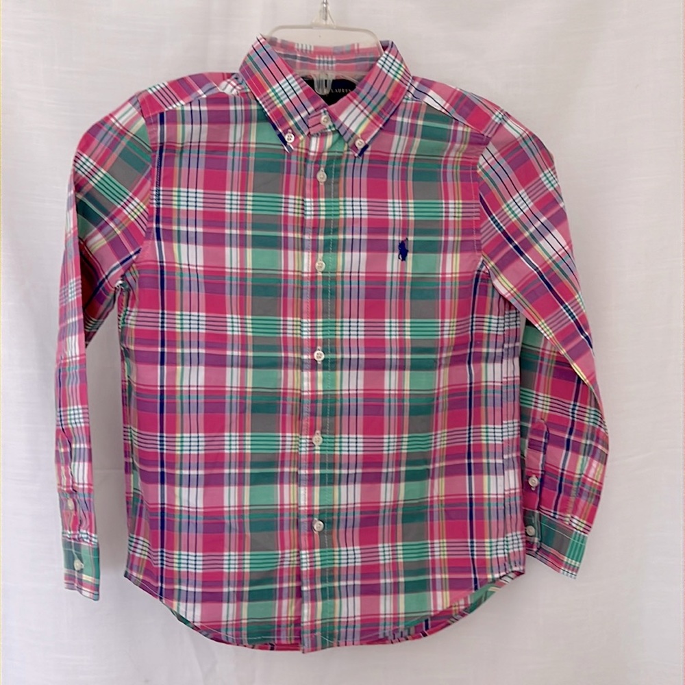 Ralph Lauren plaid Button Down long sleeve